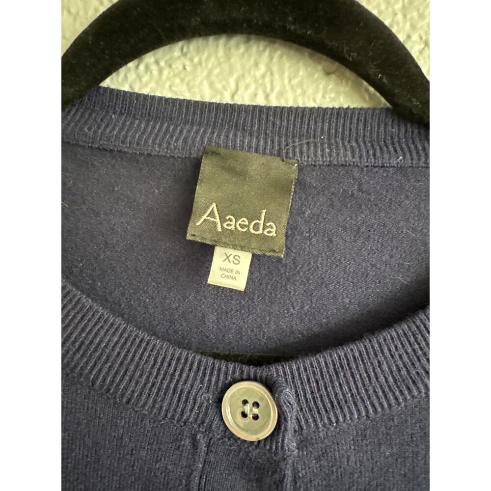 Women's Aaeda Cottagecore Grandma Fairy Button Embroidered Cardigan size XS - Picture 2 of 4